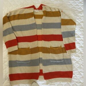 Newbery Kustom striped cardigan, size L